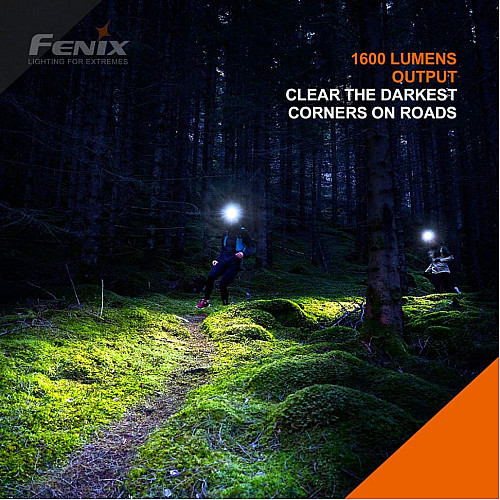 Фонарь налобный Fenix HM65R-T V2.0 черный