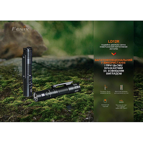 Фонарь ручной Fenix LD12R