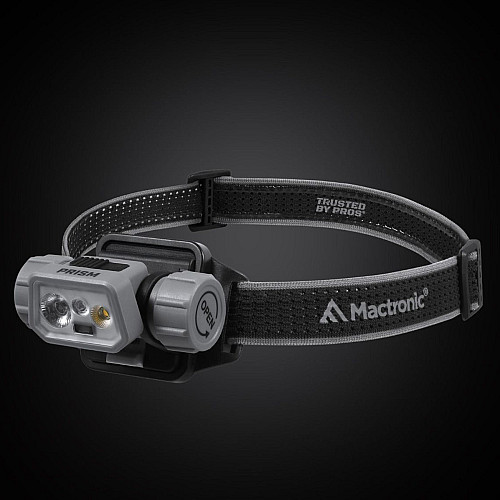 Ліхтар налобний Mactronic Prism (650 Lm) Cool White/RGB LED Recharg Type-C Helmet Kit (THL0141)