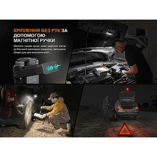 Фонарь прожектор Fenix CL27R зеленый