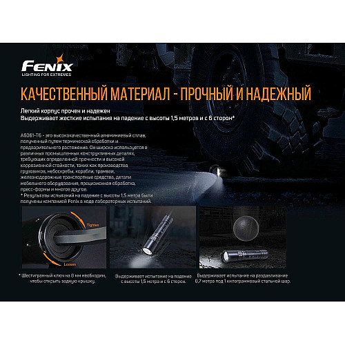 Ліхтар ручний вибухобезпечний Fenix WF30RE