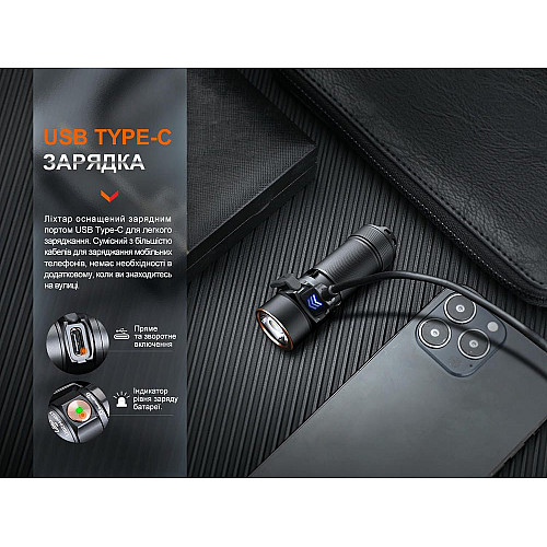 Ліхтар ручний Fenix E18R V2.0