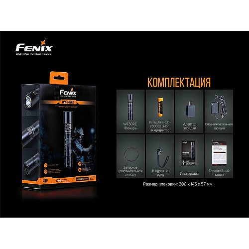 Ліхтар ручний вибухобезпечний Fenix WF30RE