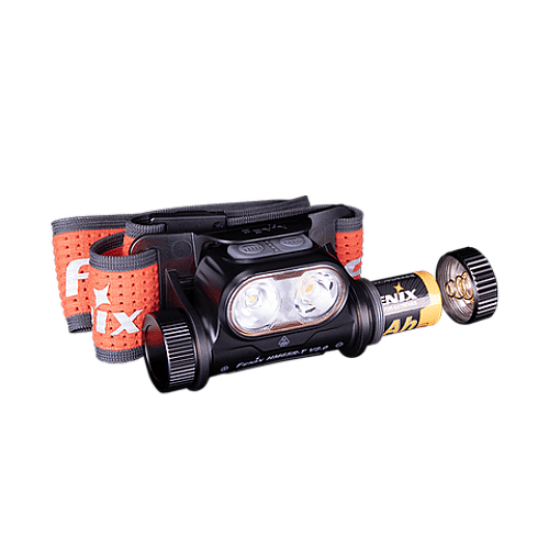 Фонарь налобный Fenix HM65R-T V2.0 черный