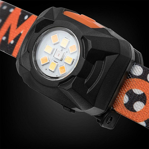 Фонарь налобный Mactronic Rebel (400 Lm) Cool/Warm White/Red LED Recharg Type-C (AHL0061UC)