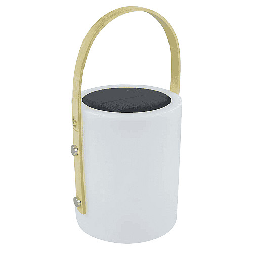 Ліхтар кемпінговий Bo-Camp Longford Solar 150 Lumen Bamboo/White