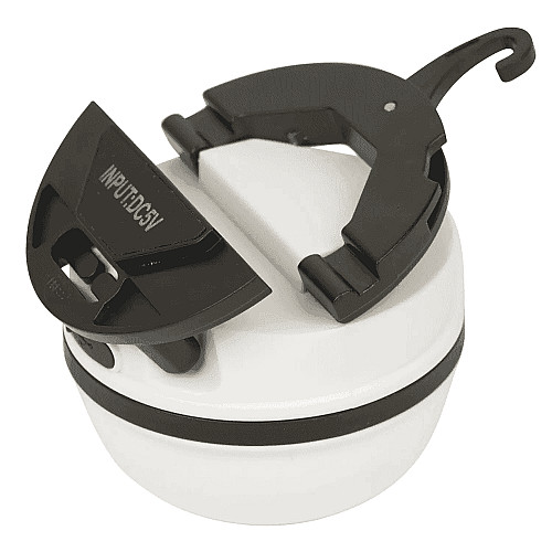 Ліхтар кемпінговий Bo-Camp Kuma Silicone Rechargeable 200 Lumen White/Black