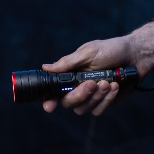 Ліхтар тактичний Falcon Eye Alpha 1000 RC (1000 Lm) Focus Rechargeable Type-C (FHH0122)