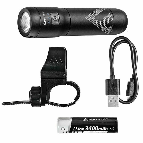Ліхтар велосипедний передній Mactronic Scream 3.1 (1000 Lm) Recharg Type-C (ABF0167)