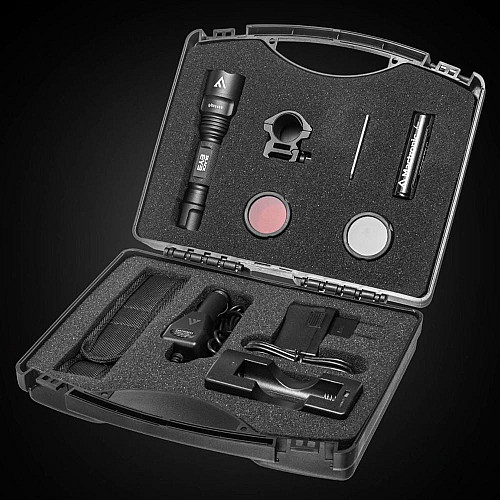 Фонарь тактический Mactronic Black Eye 650 (650 Lm) Recharg Type-C Gun Mount RGB Kit (L-MX532L-RC/SET3)