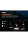Фонарь ручной Fenix E01 V2.0 черный