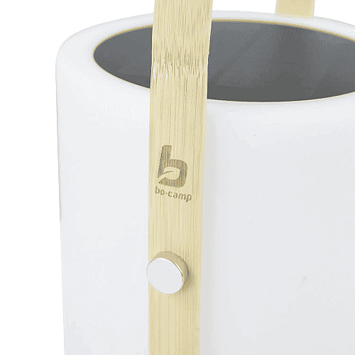 Ліхтар кемпінговий Bo-Camp Longford Solar 150 Lumen Bamboo/White
