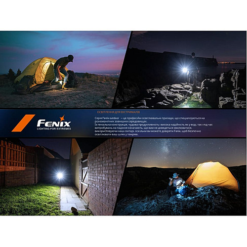 Фонарь кемпинговый Fenix CL22R, черный