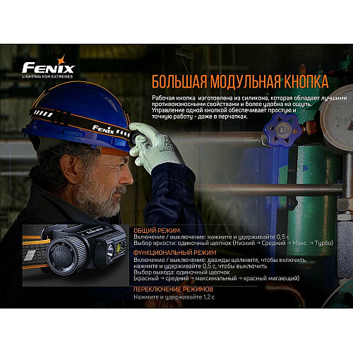 Фонарь налобный Fenix HM70R