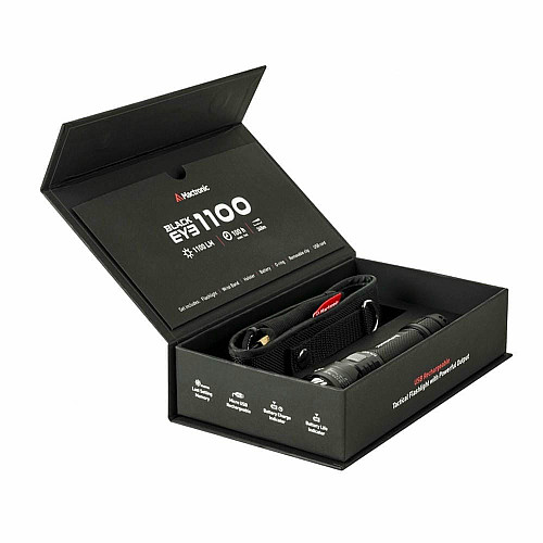 Фонарь тактический Mactronic Black Eye 1100 (1100 Lm) Recharg Type-C (THH0048)