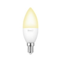 Лампа умная Trust E14 470 Lumen, 1800-6500k, белый