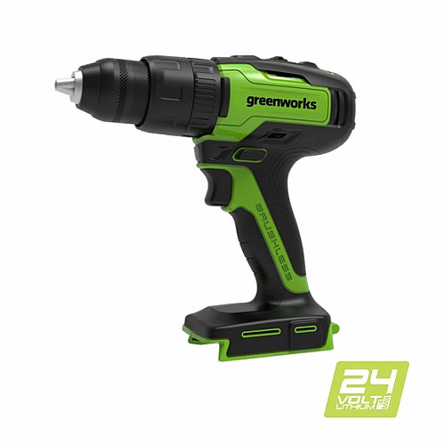 Дриль-шуруповерт ударний акумуляторний Greenworks GD24DD60
