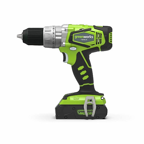 Дриль-шуруповерт ударний акумуляторний Greenworks G24CD