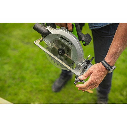 Циркулярна пила акумуляторна Greenworks GD24CS без АКБ і ЗУ