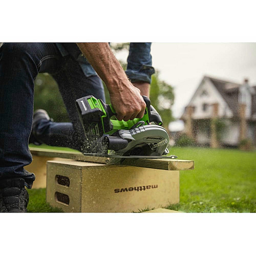 Циркулярна пила акумуляторна Greenworks GD24CS без АКБ і ЗУ