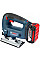 Лобзик аккумуляторный Bosch GST 185-LI 18В 1х4А·час 0-3500об/мин ход 26мм 2кг кейс