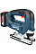 Лобзик аккумуляторный Bosch GST 185-LI 18В 1х4А·час 0-3500об/мин ход 26мм 2кг кейс