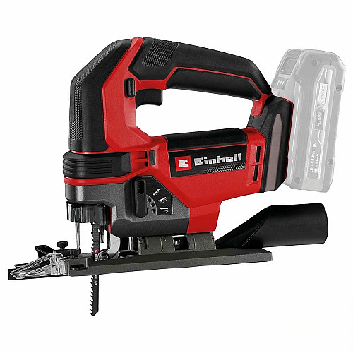 Лобзик аккумуляторный Einhell TE-JS 18/100 Li - Solo PXC 18В 3000об/мин ход 26мм 1.87кг без АКБ и ЗП