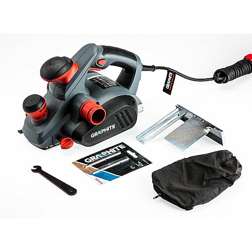 Graphite planer 850W 82mm planing up to 3mm 3.1kg