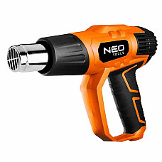Фен будівельний Neo Tools 2000Вт 70-600°C 300/500л·хв 0.77кг
