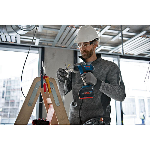 Фен будівельний акумуляторний Bosch Professional GHG 18V-50 18В 300/500°C 175 л/хв 0.59кг без АКБ та ЗП
