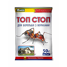 Кристали – засіб для знищення мурах  ТОП СТОП 50 г