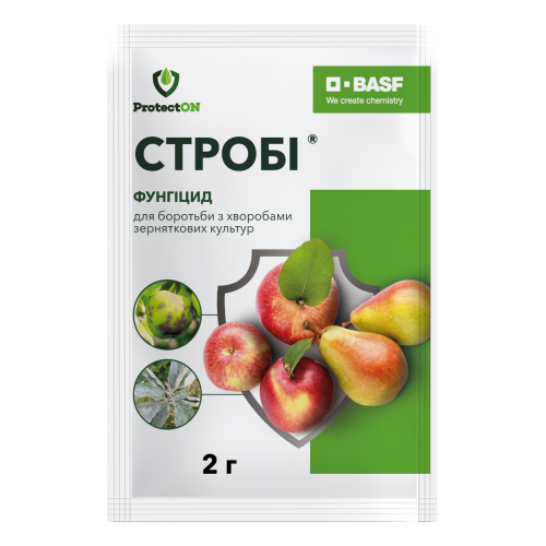 Фунгіцид Стробі в.г. для боротьби з паршею листя та плодів яблук BASF / БАСФ 2 г