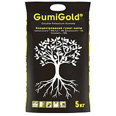 Органічне добриво - концентрований гумат калію - сухий Гумі Голд GumiGold 5 кг