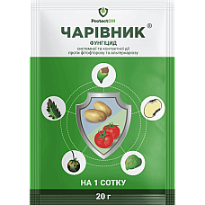 Фунгіцид проти фітофторозу і альтернаріозу Чарівник з.п. ProtectON 20 г на 1 сотку