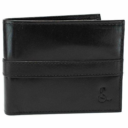 Портмоне мужское кожаное Semi Line RFID Black (P8265-0)