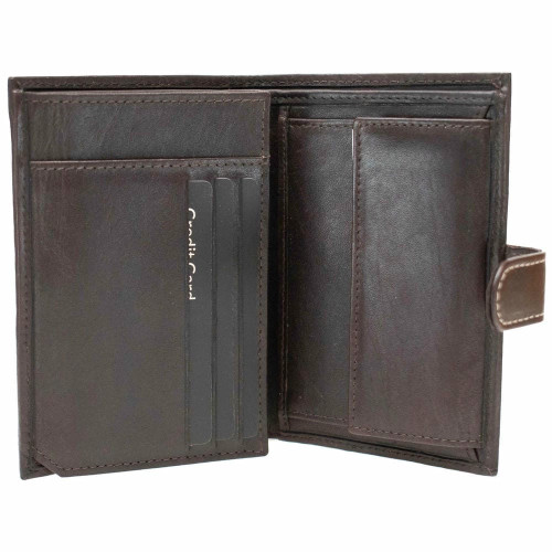 Портмоне чоловіче шкіряне Semi Line RFID Brown (P8266-1)