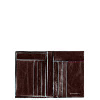 Портмоне Піквадро Blue Square Коньяк верт. з відділ. для 6 кред.карт (9,5x12,5x2)