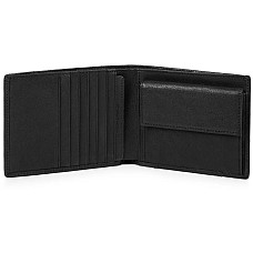 Портмоне Піквадро Brief Чорн. з відділ. для монет із RFID захистом (12x9,5x2)