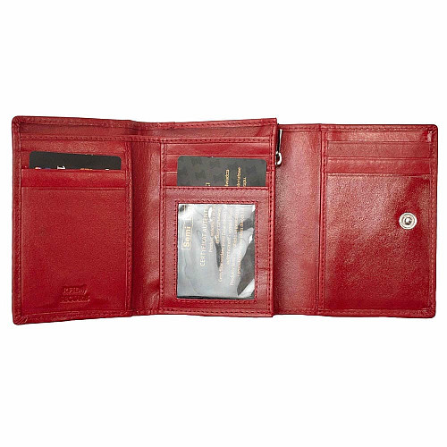 Гаманець жіночий шкіряний Semi Line RFID Red (P8272-2)