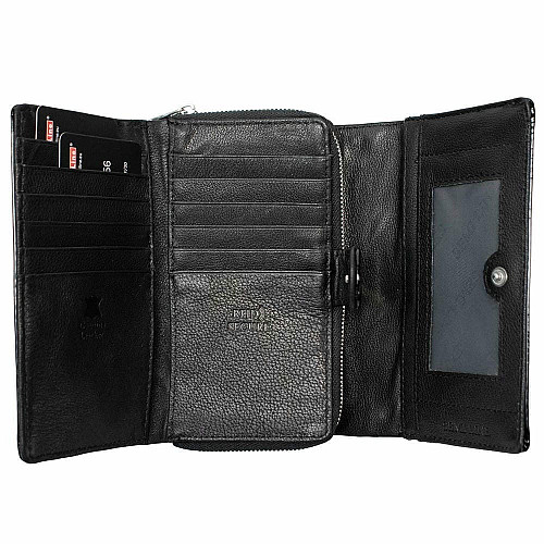 Гаманець жіночий шкіряний Semi Line RFID Black (P8229-0)
