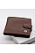 Коричневый мужской портмоне из натуральной кожи с фиксацией ST Leather ST103