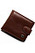Коричневый мужской портмоне из натуральной кожи с фиксацией ST Leather ST103