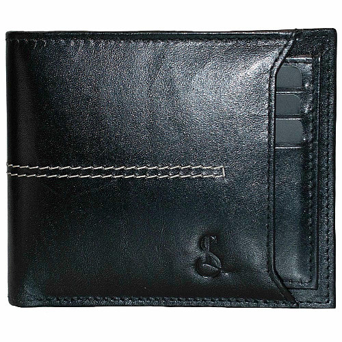 Портмоне чоловіче шкіряне Semi Line RFID Black (P8267-0)
