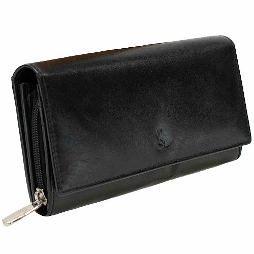 Гаманець жіночий шкіряний Semi Line RFID Black (P8264-0)