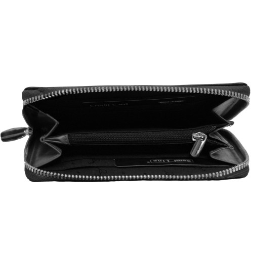 Гаманець жіночий шкіряний Semi Line RFID Black (P8271-0)_Discounted