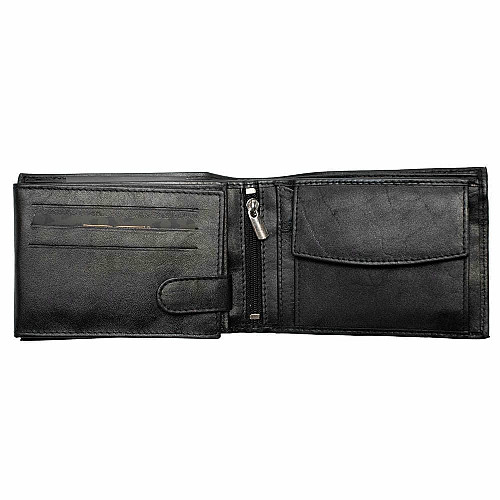 Портмоне чоловіче шкіряне Semi Line RFID Black (P8276-0)