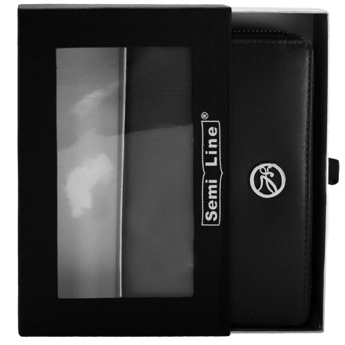 Гаманець жіночий шкіряний Semi Line RFID Black (P8271-0)_Discounted