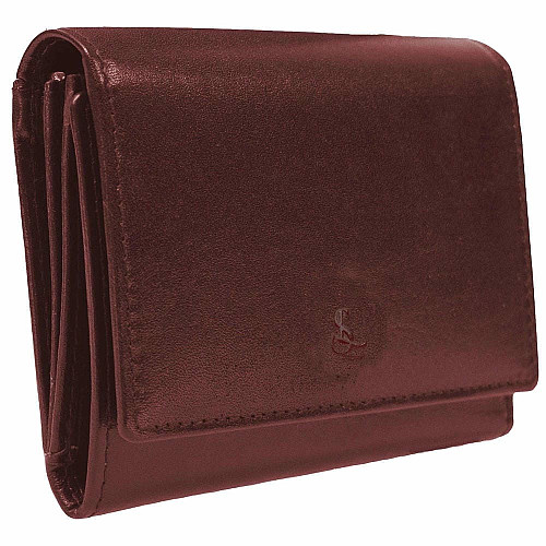 Гаманець жіночий шкіряний Semi Line RFID Dark Red (P8263-2)