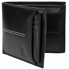Портмоне чоловіче шкіряне Semi Line RFID Black (P8267-0)
