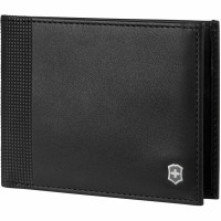 Портмоне Victorinox Trаvel Altius Alox Slim Black, шкіра, чорне